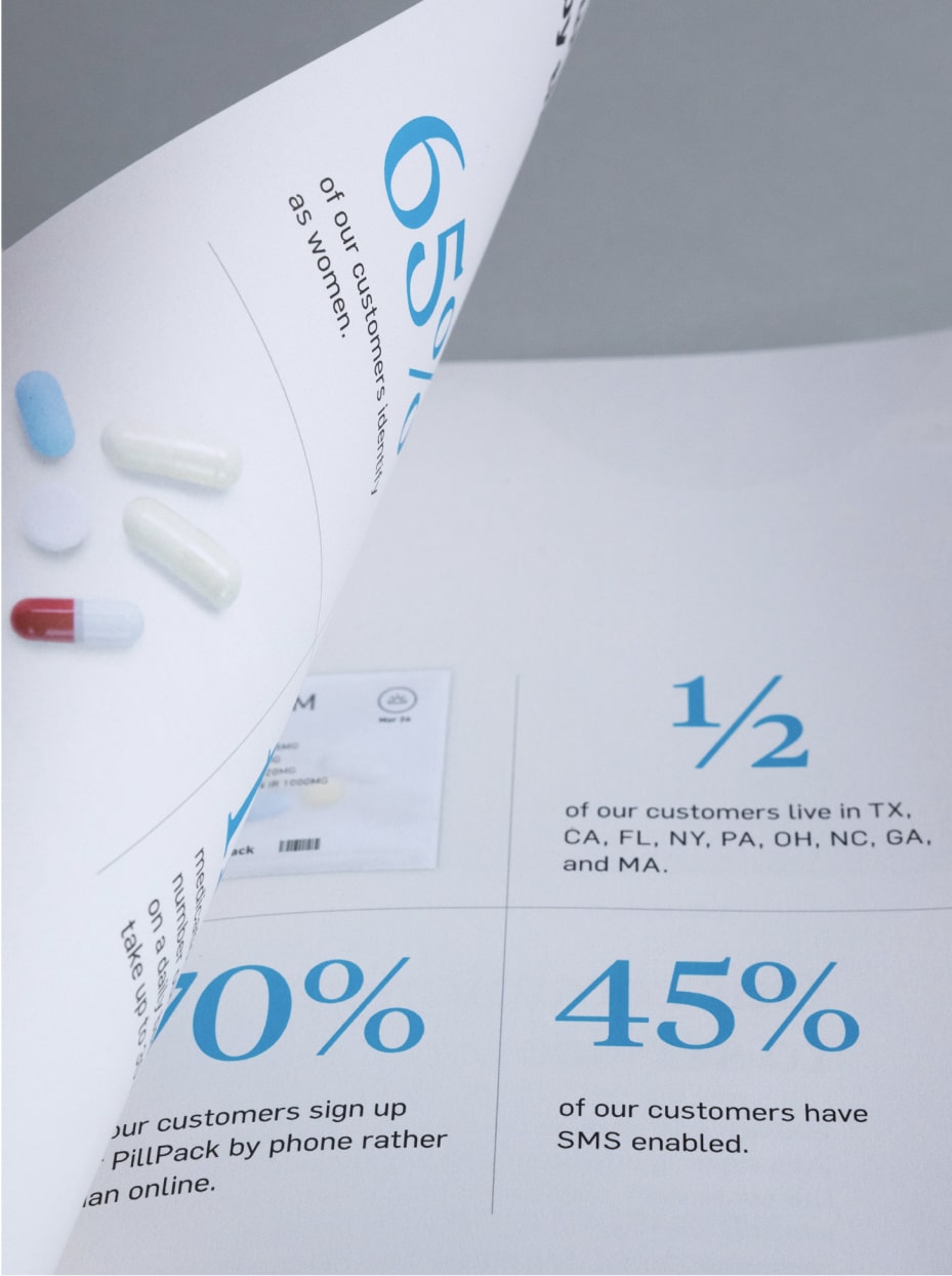 Close up of statistics in book